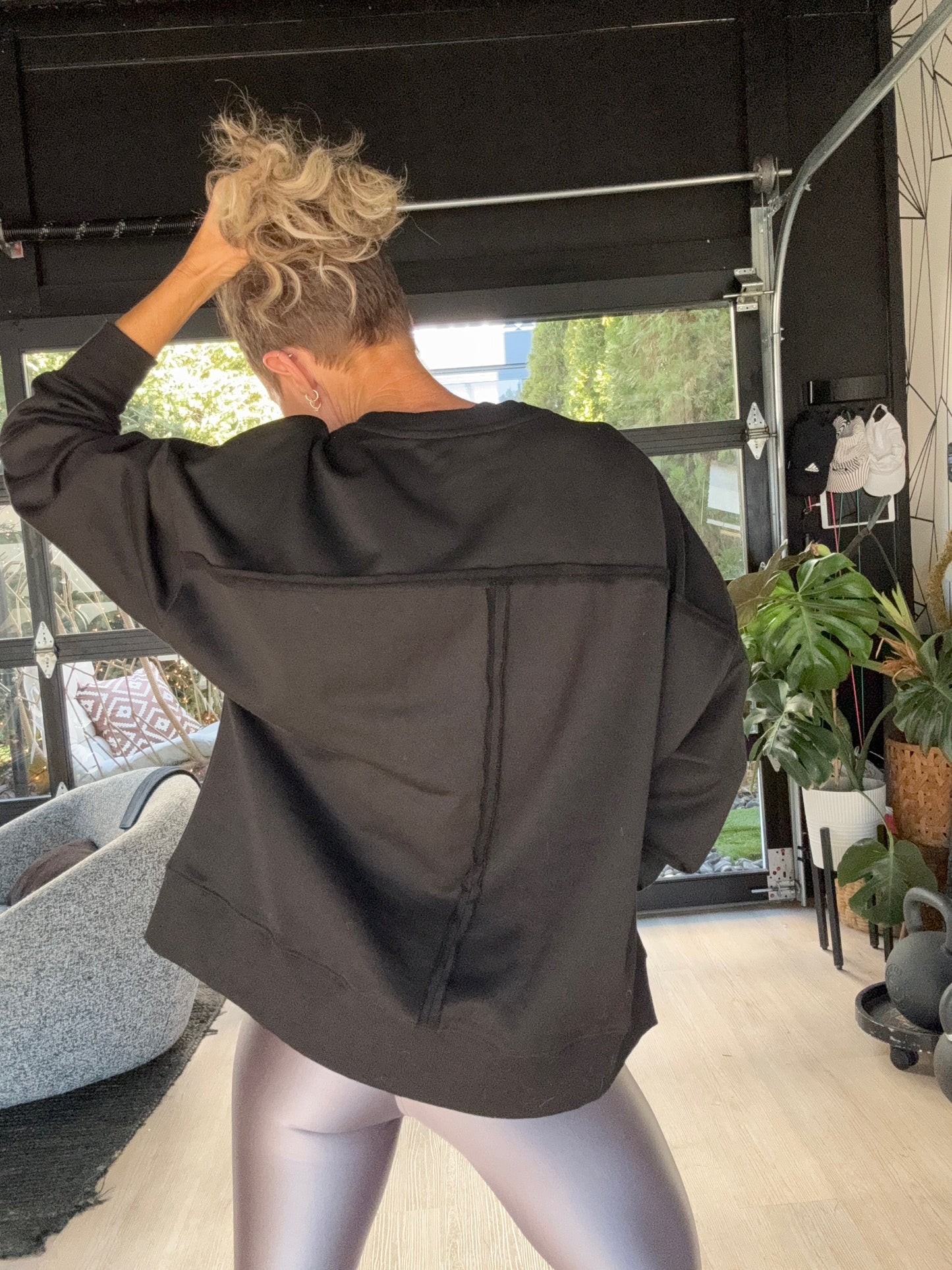 Oversized Sweatshirt Black