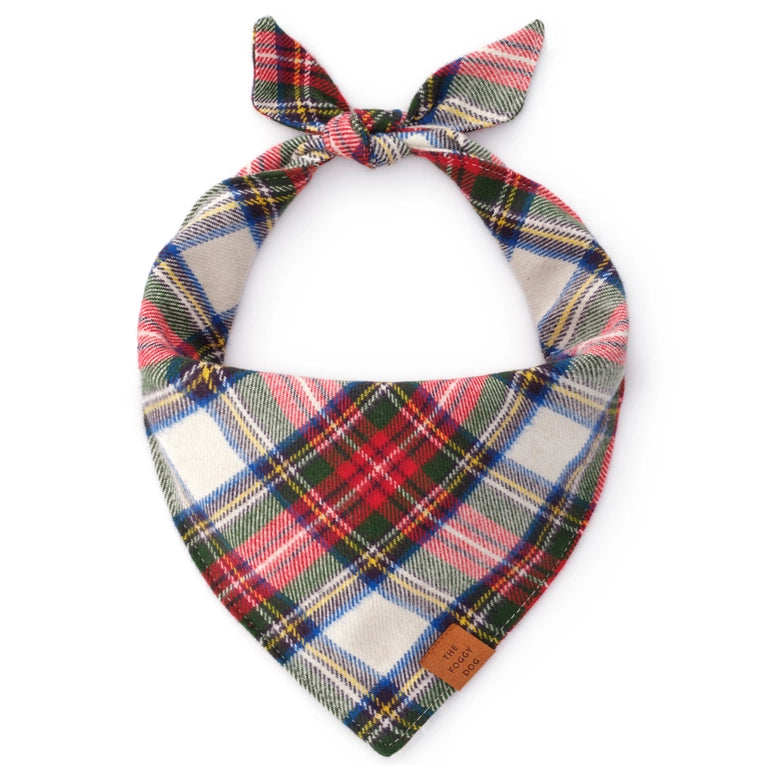 Regal Plaid Dog Bandana