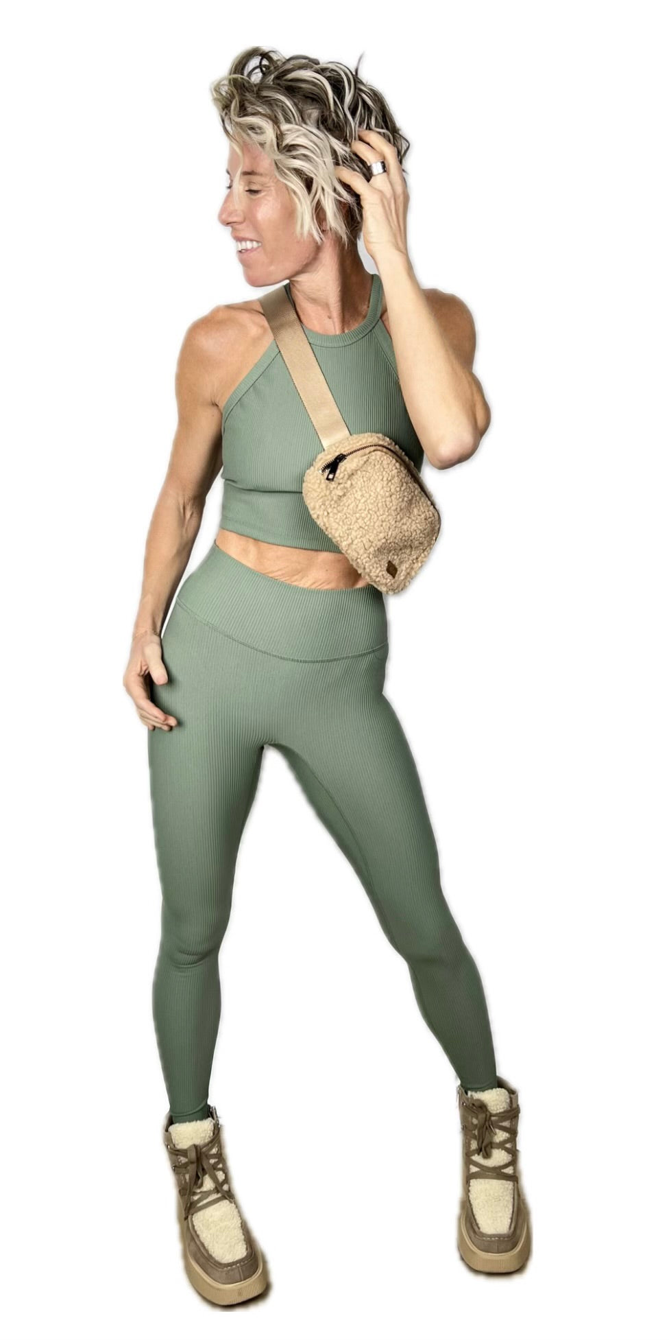 Sherpa Fanny Pack - Cream