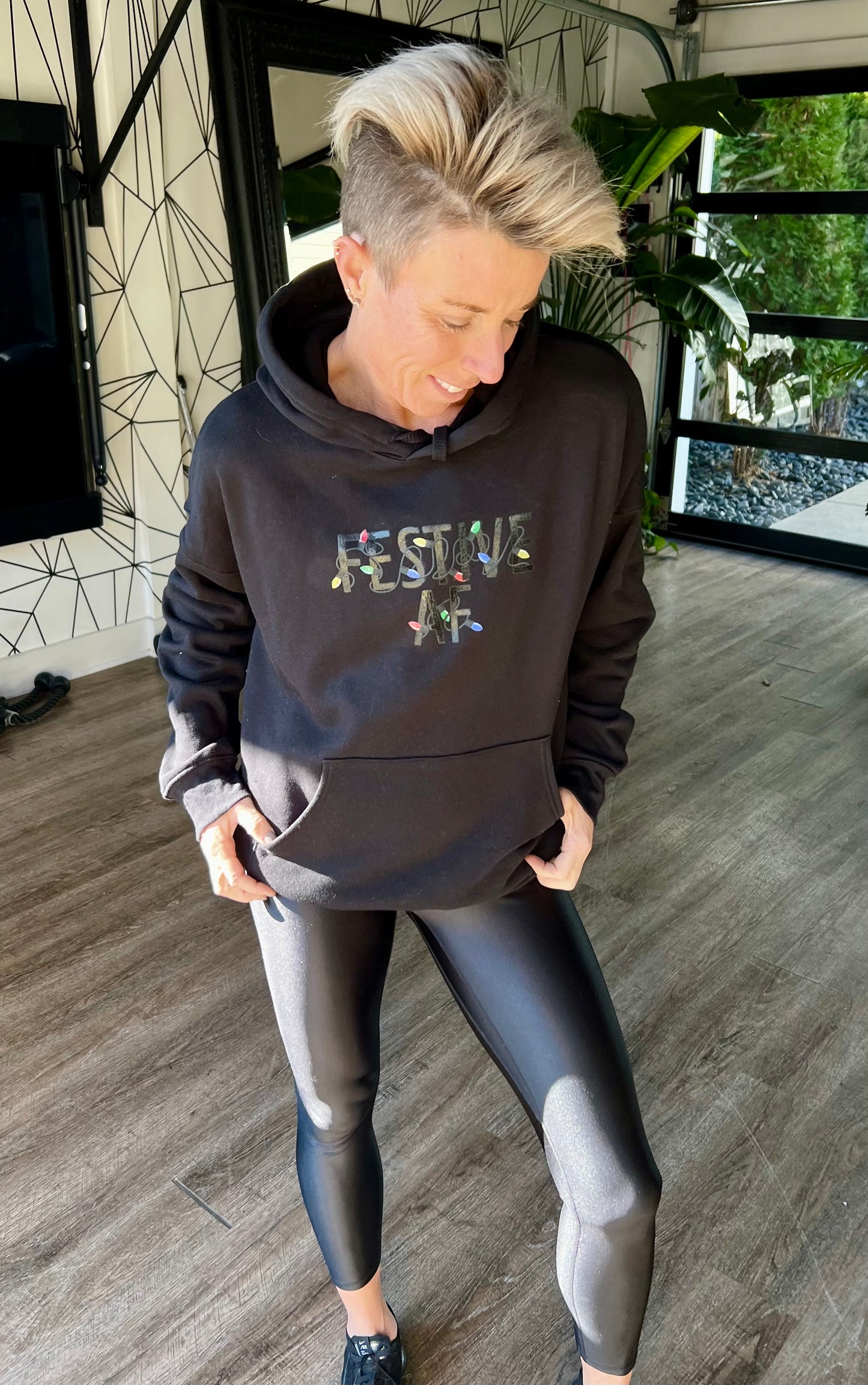 Pretty Muscles Hoodie: Festive AF