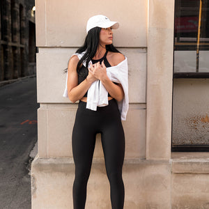 Tuxedo Black Rib Legging