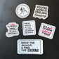 6 Pack of Stickers