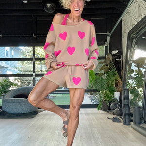 Sweater Short Hearts