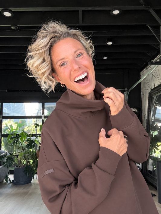Spacer Funnel Neck Tunic Espresso