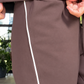 Spacer Crop Hoodie Espresso