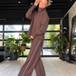 Spacer Funnel Neck Tunic Espresso