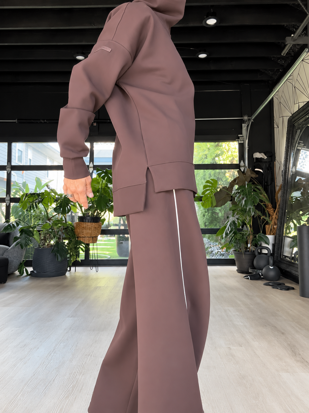 Spacer Funnel Neck Tunic Espresso