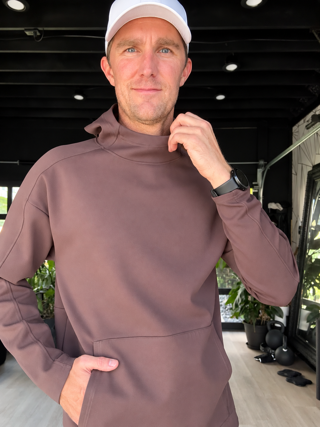 Men’s Spacer Hoodie Espresso