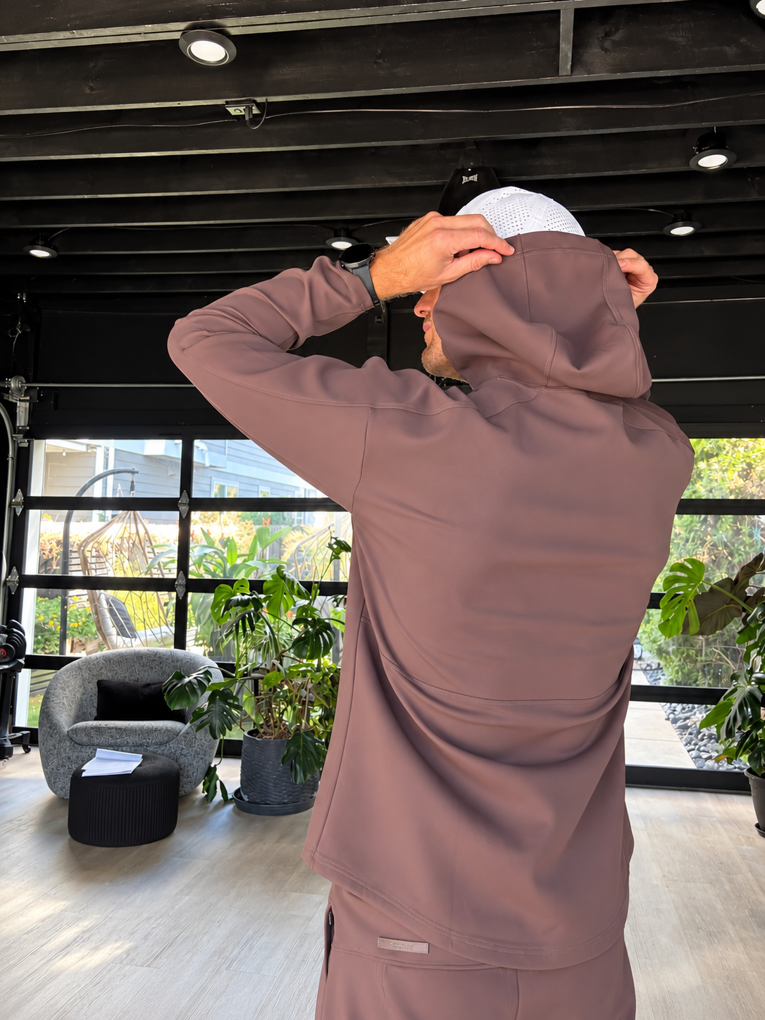 Men’s Spacer Hoodie Espresso