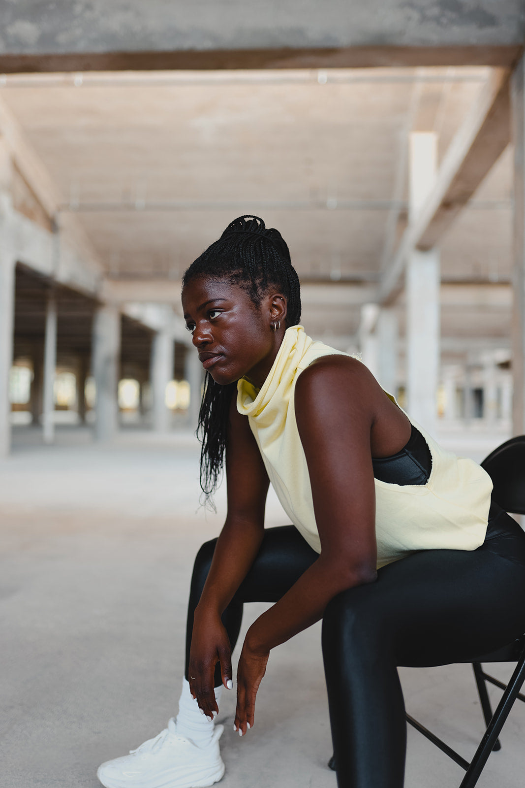 Sunshine French Terry Cowl Tank