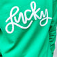 Fuzzy Lucky St. Patricks Day Sweatshirt