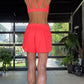 Every Day Strappy Bra - Coral Punch
