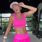 Every Day Strappy Bra - Bright Pink