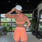 Every Day Strappy Bra - Neon Tangerine