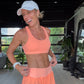 Every Day Strappy Bra - Neon Tangerine