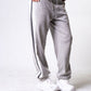Heather Grey Stripe Jogger