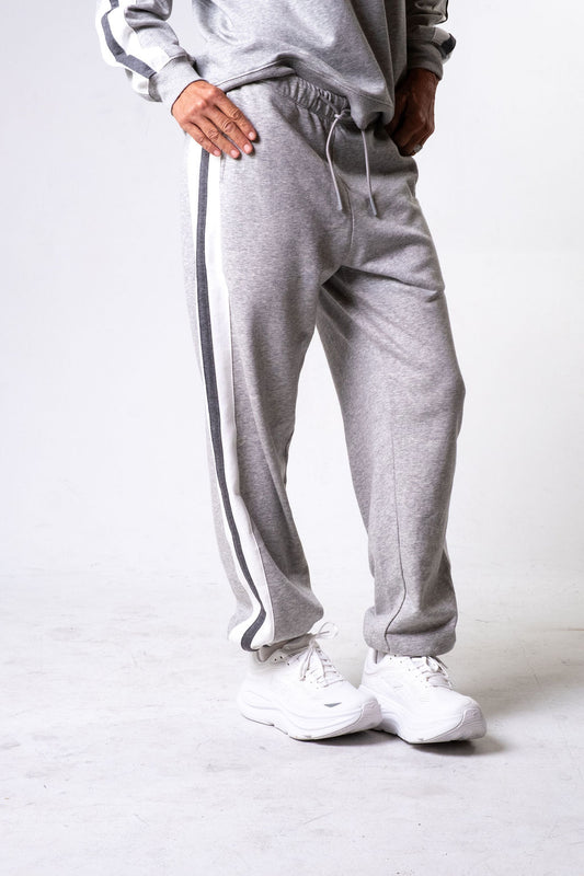 Heather Grey Stripe Jogger