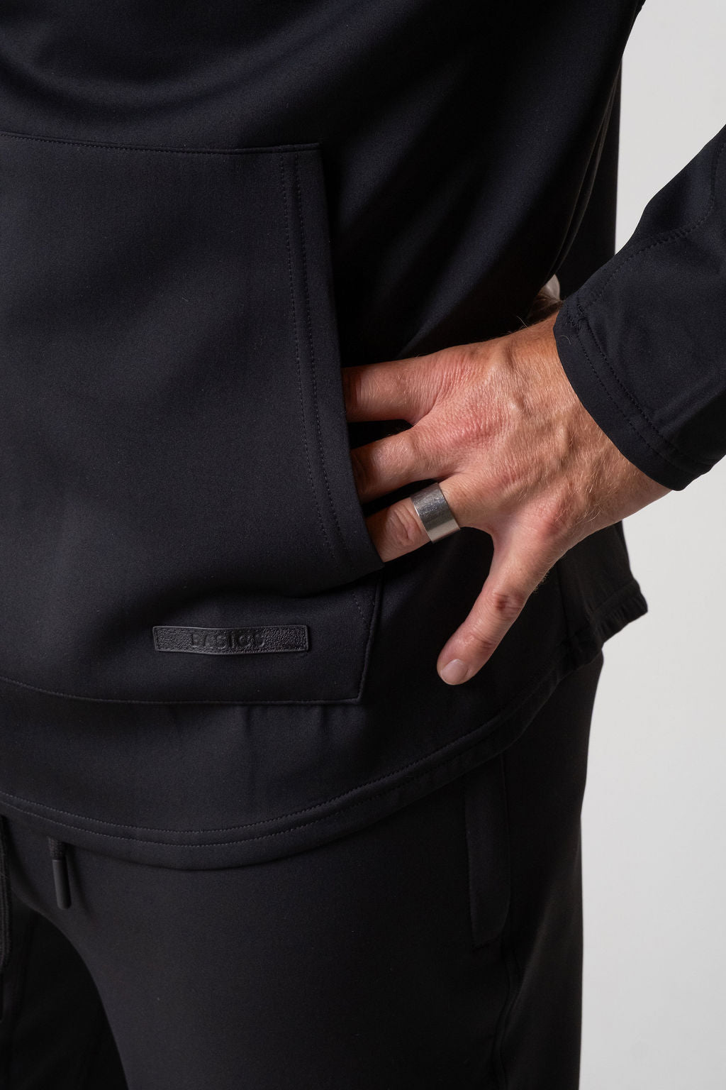 Men’s Spacer Hoodie Black