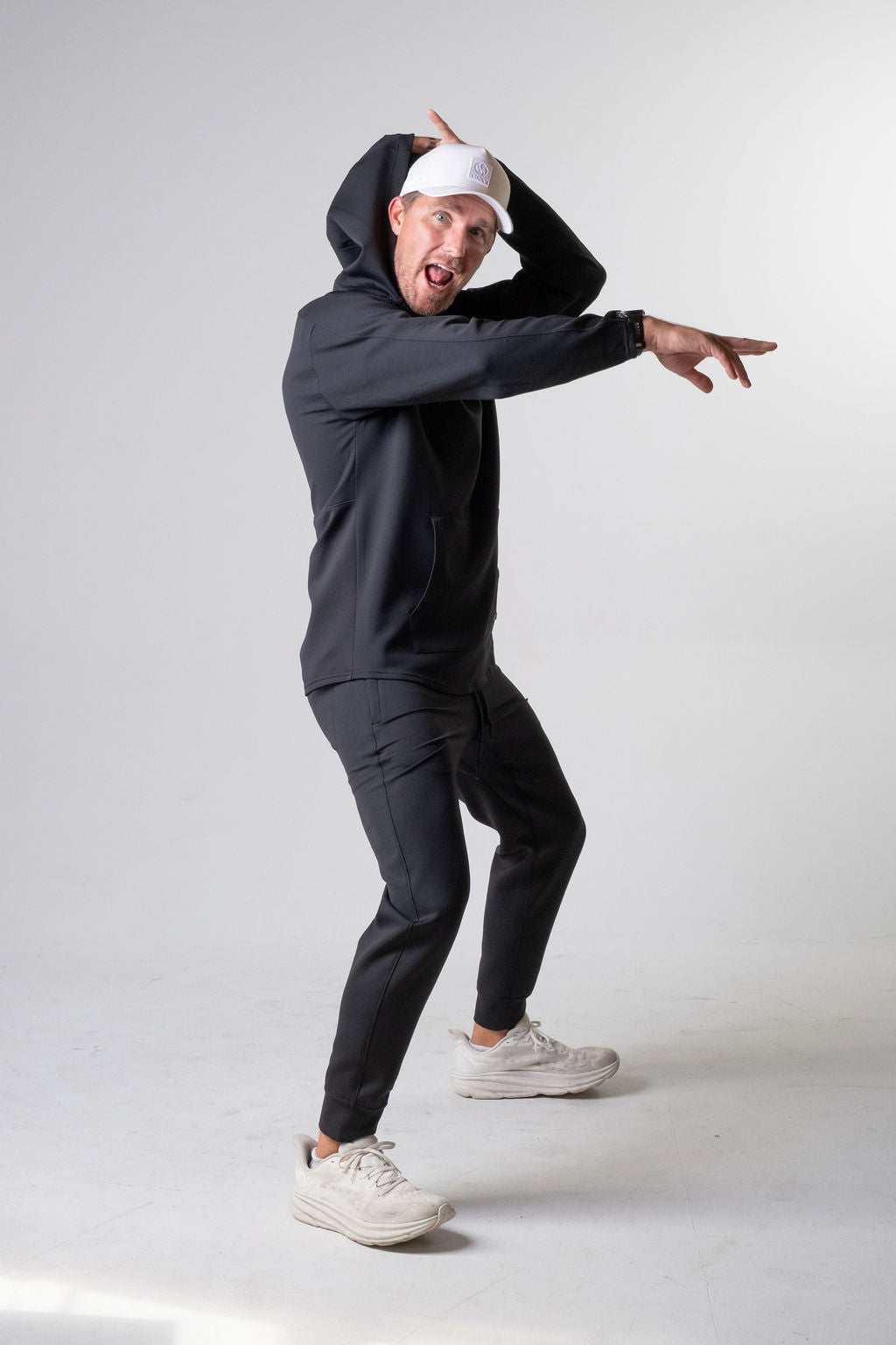 Men’s Spacer Hoodie Black