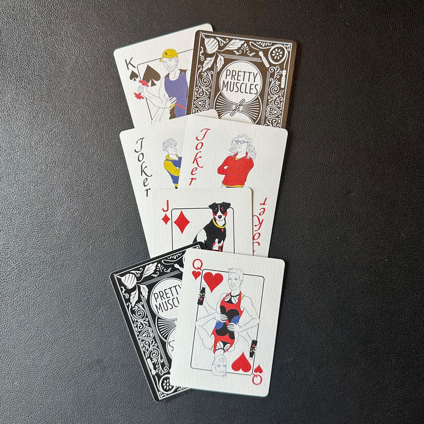Pretty Muscles Playing Cards
