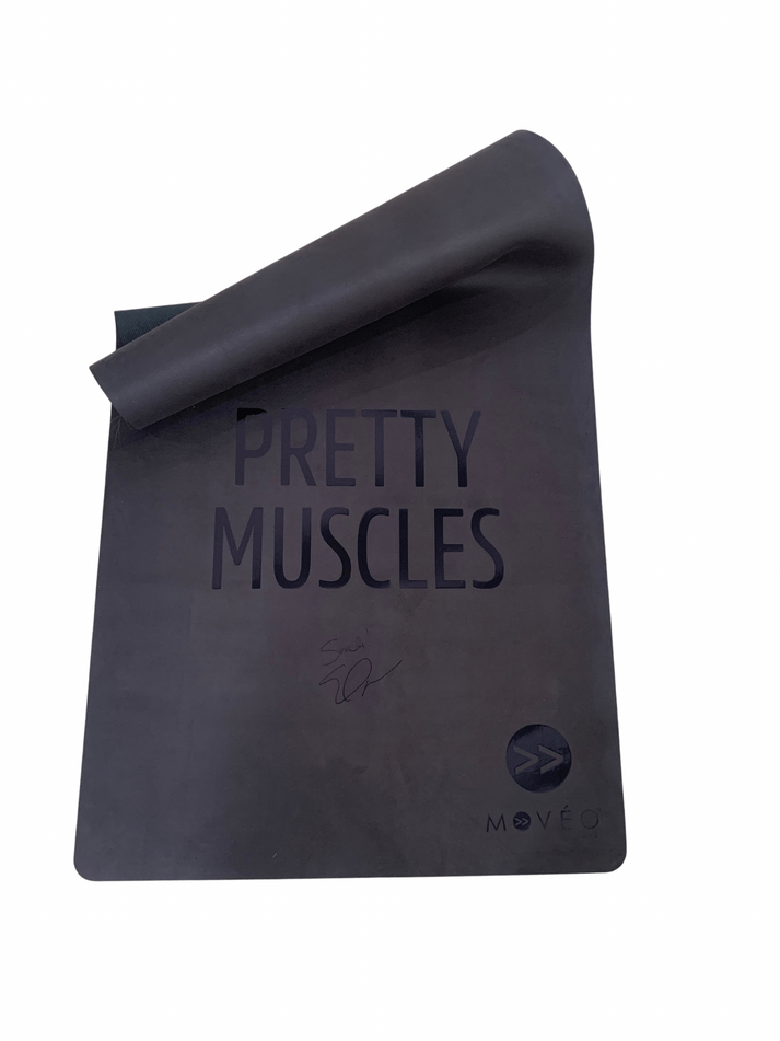 Pretty Muscles Mat Black On Black Erin Oprea Basics